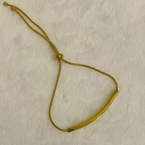 Adornia White Rhodium Plated Bar Bracelet